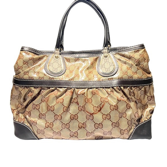 Gucci mix crystal shoulder logo  bag medium rare - Picture 1 of 16